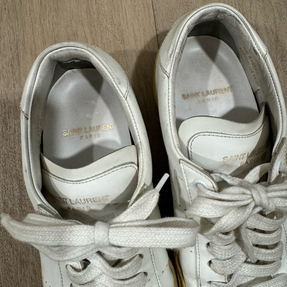 Saint Laurent White leather sneaker - Picture 5 of 6